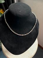 Metallic Grey Freshwater Pearl, Verzenden, Zo goed als nieuw, Grijs, Overige materialen