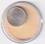 Nederlandse Antillen  1/10 Gulden 1962 met krasjes, Koningin Juliana, Verzenden, Zilver, 10 cent