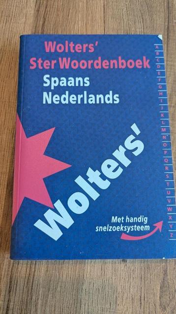 Wolters Ster Woordenboek Spaans – Nederlands beschikbaar voor biedingen