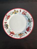 Kerstbord met  Holiday Joy-patroon van Royal Heritage, Huis en Inrichting, Gebruikt, Ophalen of Verzenden, Bord(en), Overige stijlen