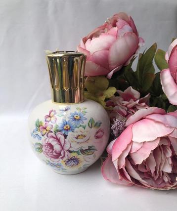 Lampe berger ..pasteltinten bloemendecor  - Vintage Jr 70 beschikbaar voor biedingen