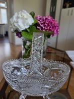PRACHTIG VINTAGE kristallen schaaltje mandje  1972 €10,,00, Antiek en Kunst, Antiek | Glas en Kristal, Ophalen of Verzenden