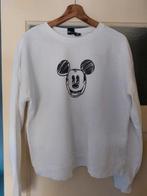 Witte sweater met Mickey Mouse maat 170, Ophalen of Verzenden, Gebruikt, Onbekend, Trui of Vest