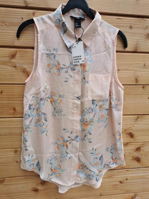 H&M blouse met bloemenprint mt. 38, Kleding | Dames, Blouses en Tunieken, Nieuw, Maat 38/40 (M), Overige kleuren, Verzenden