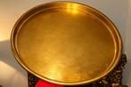 Goudkleurig dienblad - 60 cm - Nieuw, Huis en Inrichting, Woonaccessoires | Dienbladen, Ophalen of Verzenden, Nieuw, Rond, Metaal
