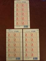 3 verschillende velletjes bijplak 0,02 eurocent ---> Kijk !, Verzenden, Na 1940, Postfris