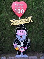 50 Abraham feestbord huren kan buiten in regen en wind staan, Ophalen, Nieuw, Abraham of Sarah