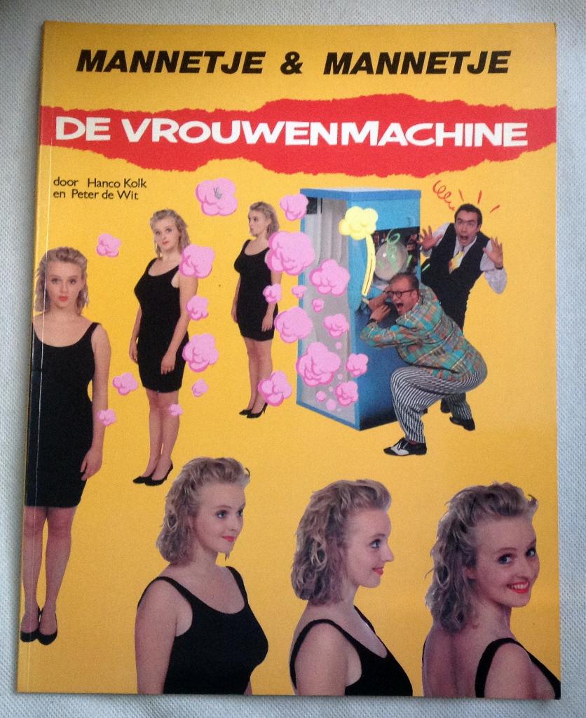 Mannetje & Mannetje De Vrouwenmachine Kolk & de Wit, Eén stripboek, Verzenden, Gelezen, Hanco Kolk Peter de Wit