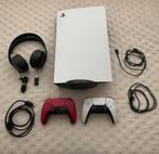 ZSM WEG! PlayStation 5 Digital + 2 Controllers + Headset, Ophalen, Gebruikt, Playstation 5 Digital