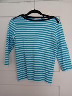 Esprit blauw wit gestreept large shirt boothals, Ophalen of Verzenden, Nieuw, Blauw, Korte mouw