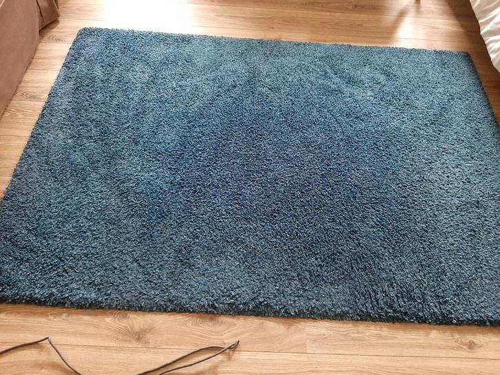 IKEA Alhede Blauw Vloerkleed 133x195cm, Huis en Inrichting, Stoffering | Tapijten en Kleden, Gebruikt, 100 tot 150 cm, 150 tot 200 cm