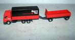 Harry Vos Mercedes truck met trailer. Nwst., Ophalen of Verzenden, Nieuw, Bus of Vrachtwagen