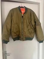 Leger groene bomber jas, Kleding | Heren, Ophalen of Verzenden, Zo goed als nieuw, Groen