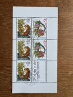 Te koop: postzegelblok kinderzegels 1980., Ophalen, Na 1940, Gestempeld
