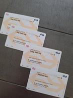NS Dagkaarten 4 stuks, Tickets en Kaartjes, Trein, Bus en Vliegtuig, Drie personen of meer, Trein, Algemeen kaartje