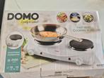 Domo DO310KP Elektrische Kookplaat - 2 Pits, Witgoed en Apparatuur, Kookplaten, Gebruikt, 3 kookzones of minder, Ophalen of Verzenden