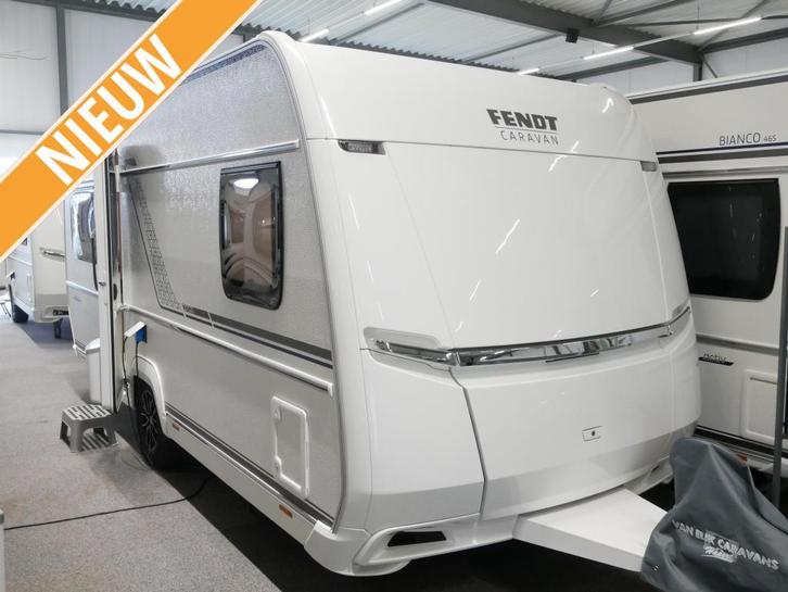 Fendt Bianco Selection 465 SFB nu met GRATIS mover, Caravans en Kamperen, Caravans, Bedrijf, tot en met 4, 1250 - 1500 kg, Rondzit