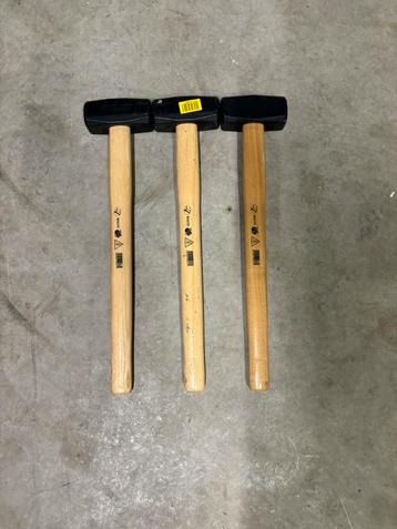 Nieuwe Bison 3kg voorhamer 3 X beschikbaar voor biedingen