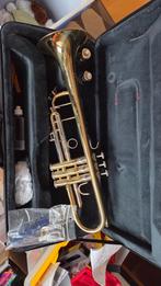 Trompet in koffer - Gebruikt, Ophalen of Verzenden, Gebruikt, Bes-trompet, Met koffer