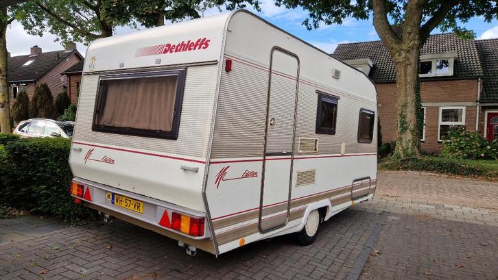 Dethleffs New Line 1992 caravan met mover, Hobby en Vrije tijd, Overige Hobby en Vrije tijd, Gebruikt, Ophalen
