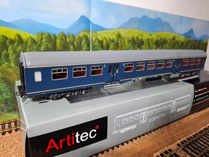Artitec Plan W Wagon - NS Blauw, Hobby en Vrije tijd, Modeltreinen | H0, Zo goed als nieuw, Wagon, Gelijkstroom, Overige merken