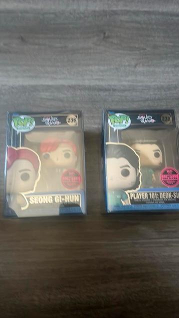 2 originele squid game NFT funko poppen beschikbaar voor biedingen