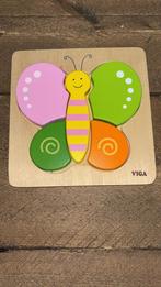 Viga Houten Vlinder Puzzel, Ophalen, Zo goed als nieuw, Puzzelen