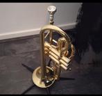 Monzani MZCR-900L Bb-Kornett incl. koffer, Muziek en Instrumenten, Ophalen, Zo goed als nieuw, Bes-trompet, Met koffer