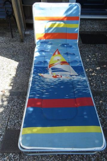 Vintage stretcher / ligbed / zonnebed beschikbaar voor biedingen