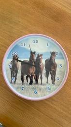 Paarden Wandklok, Ophalen of Verzenden, Gebruikt