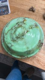 Glazen plafonniere, Huis en Inrichting, Lampen | Plafondlampen, Ophalen of Verzenden, Gebruikt