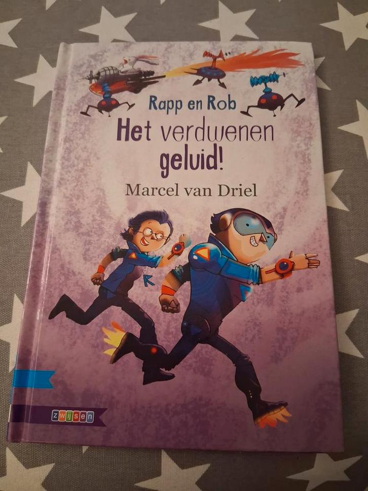 boek marcel van driel - rapp en rob - het verdwenen geluid!, Boeken, Kinderboeken | Jeugd | onder 10 jaar, Gelezen, Fictie algemeen