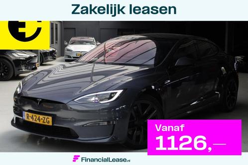 Tesla Model S Plaid AWD 1020PK | FullSelfdriving | Incl. BTW, Auto's, Tesla, Bedrijf, Lease, Financial lease, Model S, 360° camera