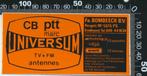 Sticker: Bombeeck - TV Antennes en CB Specialist - Eindhoven, Ophalen of Verzenden, Zo goed als nieuw, Bedrijf of Vereniging