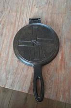 Oude Windmolen Wafelijzer - Gietijzer, Ophalen of Verzenden, Gebruikt, The Windmill Cast Iron