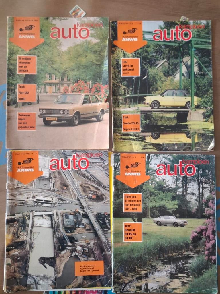 Lot van 4x Autokampioen, Boeken, Auto's | Folders en Tijdschriften, Ophalen of Verzenden, Gelezen