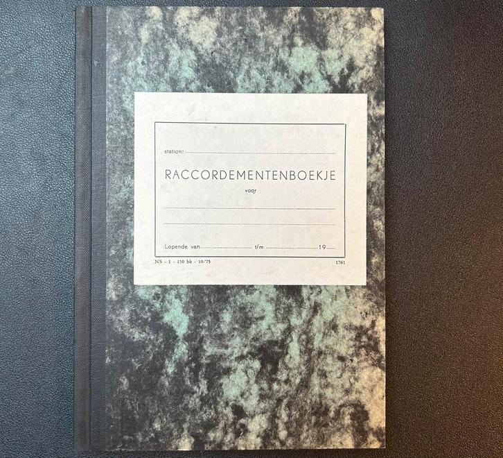 Ongebruikt NS raccordementenboekje (1975), Verzamelen, Spoorwegen en Tramwegen, Zo goed als nieuw, Trein, Boek of Tijdschrift