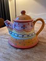 Kleurrijke Handbeschilderde Theepot, Ophalen