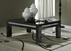 Salontafel Forever Chrome Hoogglans zwart- wit-SALE-, Huis en Inrichting, Tafels | Salontafels, Nieuw, Minder dan 50 cm, Rechthoekig