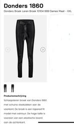 Dames leren broek maat 44, Kleding | Dames, Broeken en Pantalons, Zwart, Maat 42/44 (L), Nieuw, Ophalen of Verzenden