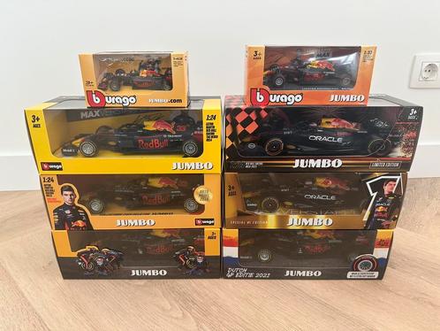 Max Verstappen JUMBO schaalmodellen COMPLEET, Verzamelen, Automerken, Motoren en Formule 1, Nieuw, Formule 1, Ophalen of Verzenden