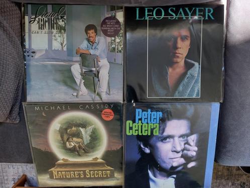 Pop lp's 4 stuks Lionel Richie-Leo Sayer-Michael Cassidy-Pet, Cd's en Dvd's, Vinyl | Pop, Gebruikt, 1980 tot 2000, Overige formaten