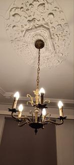 kroonluchter met 5 lichtpunten, Huis en Inrichting, Lampen | Kroonluchters, Ophalen, Gebruikt