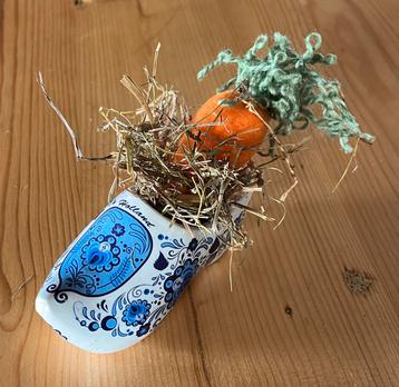 Klompje Holland 10cm met wortel van stof beschikbaar voor biedingen