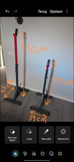 Halterrek+ stang, Sport en Fitness, Fitnessmaterialen, Ophalen
