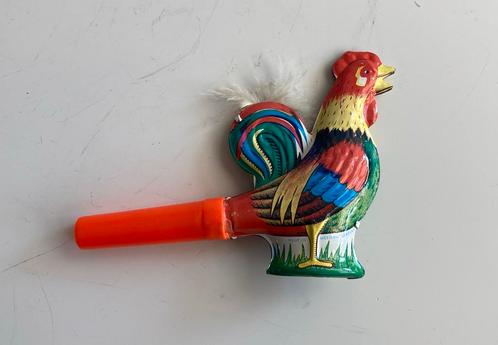 Vintage blikken speelgoed | haan toeter / fluitje, Antiek en Kunst, Antiek | Speelgoed, Ophalen