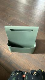 Groene lectuurbak van de Hema, Huis en Inrichting, Woonaccessoires | Krantenbakken en Lectuurbakken, Ophalen of Verzenden, Gebruikt