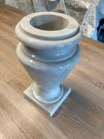 Mooie Marmeren Vaas, Ophalen, Steen, Gebruikt, Wit