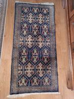 Perzisch tapijt, 50 tot 100 cm, 100 tot 150 cm, Blauw, Gebruikt