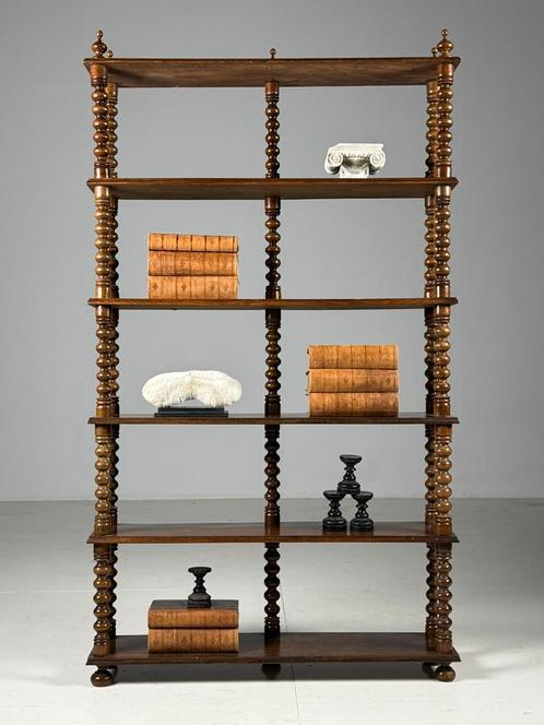 Bobbin Boekenkast boekenrek Frans Antiek, Antiek en Kunst, Antiek | Kantoor en Zakelijk, Ophalen